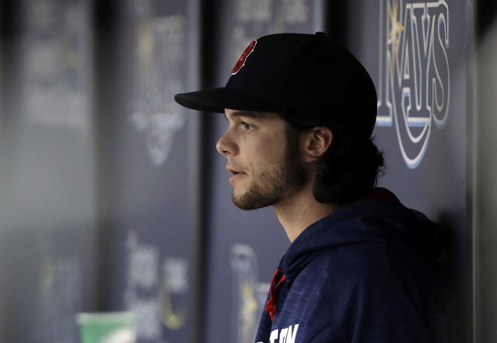 Andrew Benintendi is on the 15-day disabled list after injuring his left knee in Wednesday's game against the Tampa Bay Rays, but the Red Sox are hopeful that he'll be able to return to the lineup sometime in September.