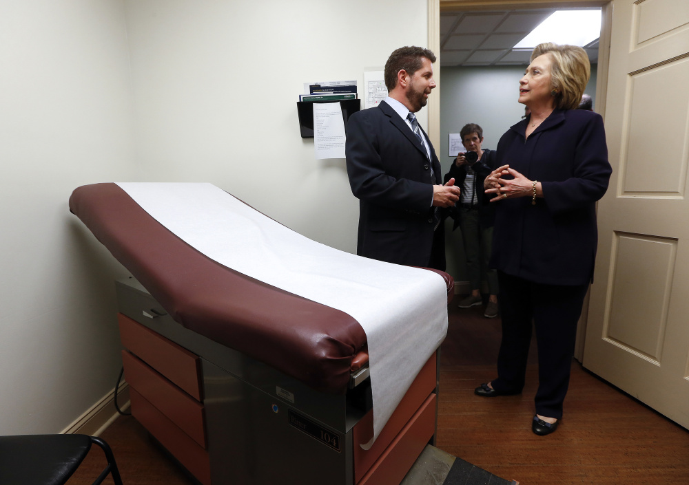 Democratic presidential nominee Hillary Clinton has a long list of proposed fixes for the Affordable Care Act while Republican Donald Trump, would dismantle the legislation.