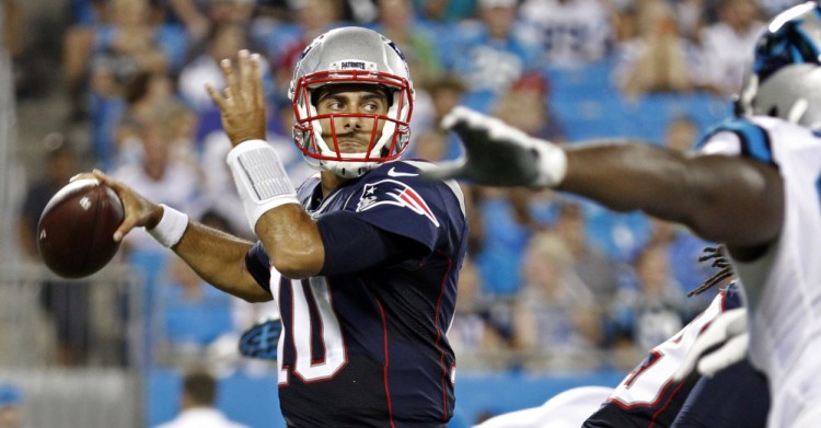 After two years as a backup QB to Tom Brady, Jimmy Garoppolo is the Patriots starter with Brady serving a suspension.