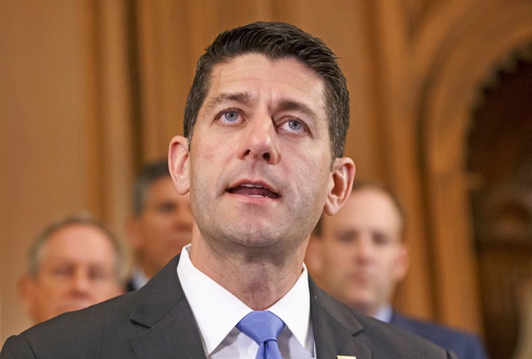 House Speaker Paul Ryan is one of several Republicans finding it difficult to continue to support Donald Trump. Associated Press/Scott Applewhite