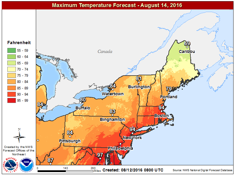 Warmer air moves north for Sunday