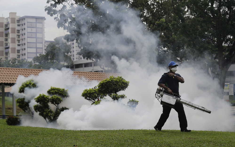 With pest-control workers fumigating areas where Zika infections were reported in Singapore, Indonesia is screening travelers from the city-state for the mosquito-borne virus.