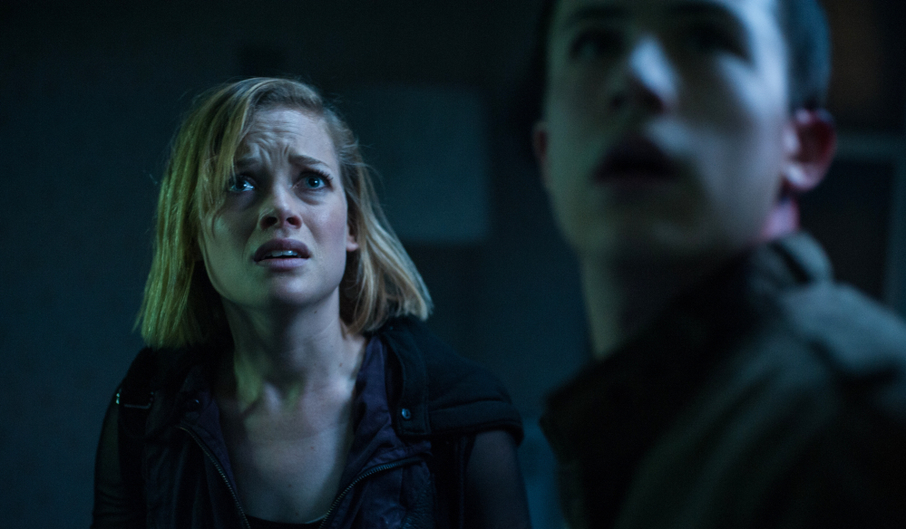Jane Levy and Dylan Minnette star in "Don't Breathe." 