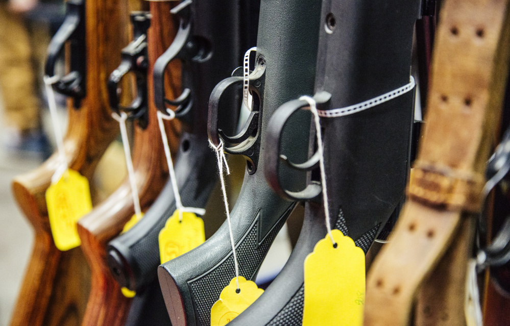 The buyer of a gun sold by a licensed dealer has to first clear an instant background check – but someone who failed the test could go buy the same weapon through a private sale.