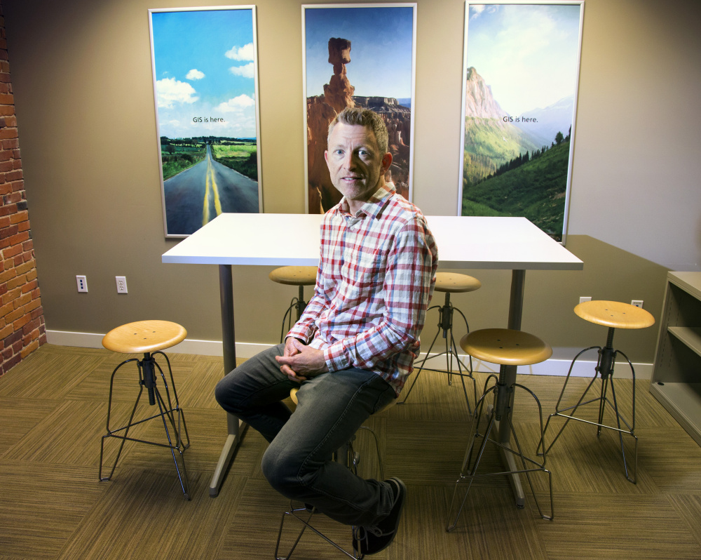 Jeff Jackson is chief technology officer at Esri, a geographic information systems app-maker with an office on Commercial Street in downtown Portland.