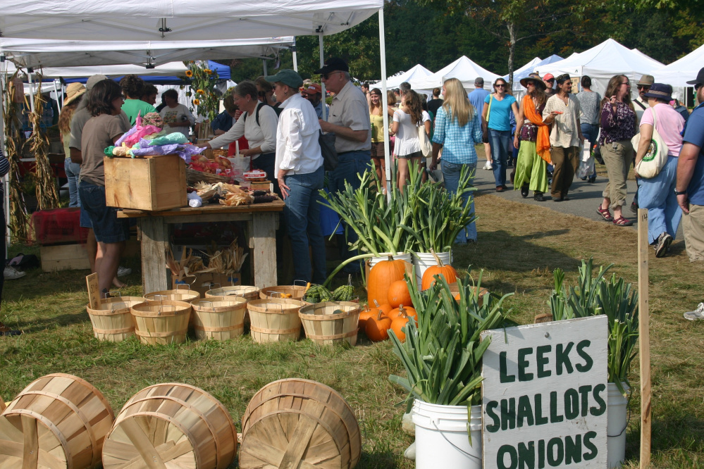 This year's organic farmers markets at the Common Ground Fair will feature 38 farm stands.