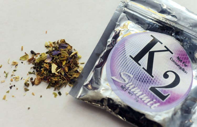 A package holds K2, or spice, which is made by spraying psychoactive chemicals onto plant matter. The drug is becoming more popular in Portland because of its low cost ($10 buys enough for two to three joints) and technical legality (which means that police don't make possession arrests).