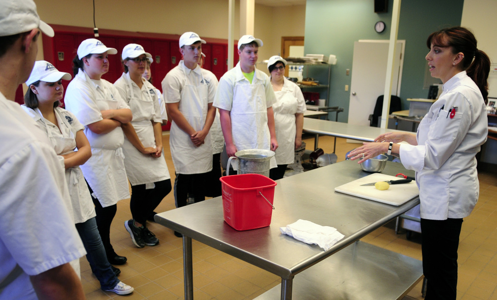 Heidi Parent teaches Friday at the Capital Area Technical Center in Augusta. Meanwhile, she's vying for a $250,000 head chef job at The Venetian Las Vegas.