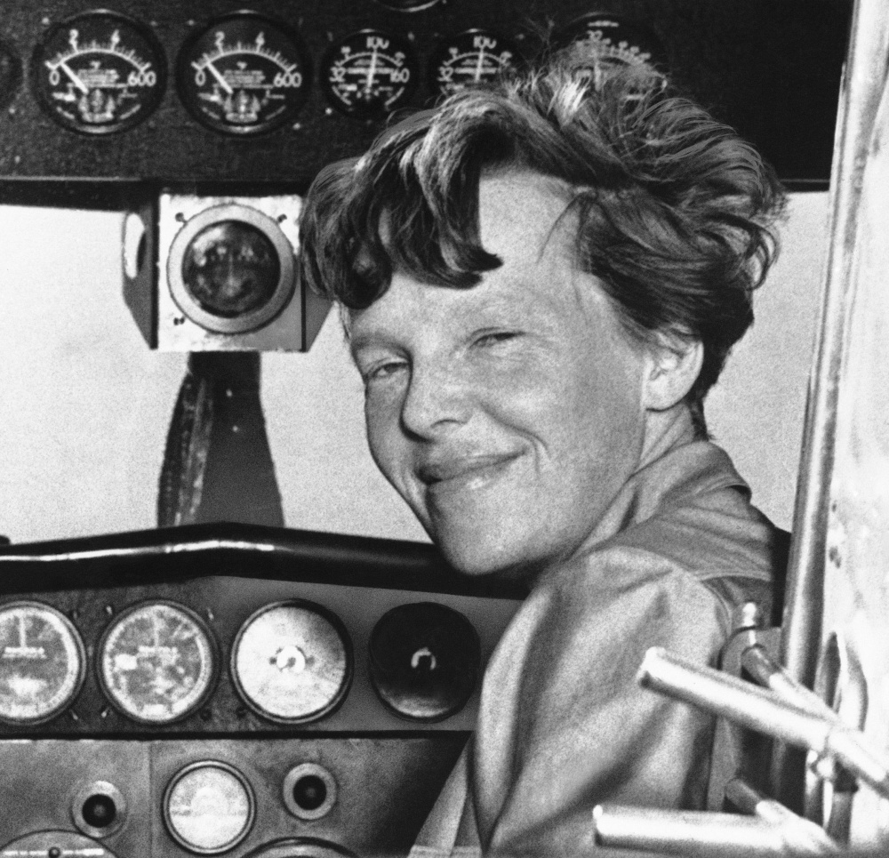 Amelia Earhart poses in this undated photo. lkjfs lkajfljasfd ;lk;l'k