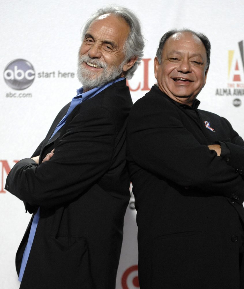 Tommy Chong, left, shown with old buddy Cheech Marin, hopes his pardon wish isn't just a pipe dream.