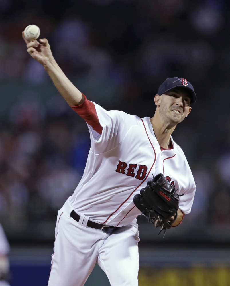 Red Sox starter Rick Porcello was dominant in pitching a complete game Monday night and picking up his 21st win of the season.