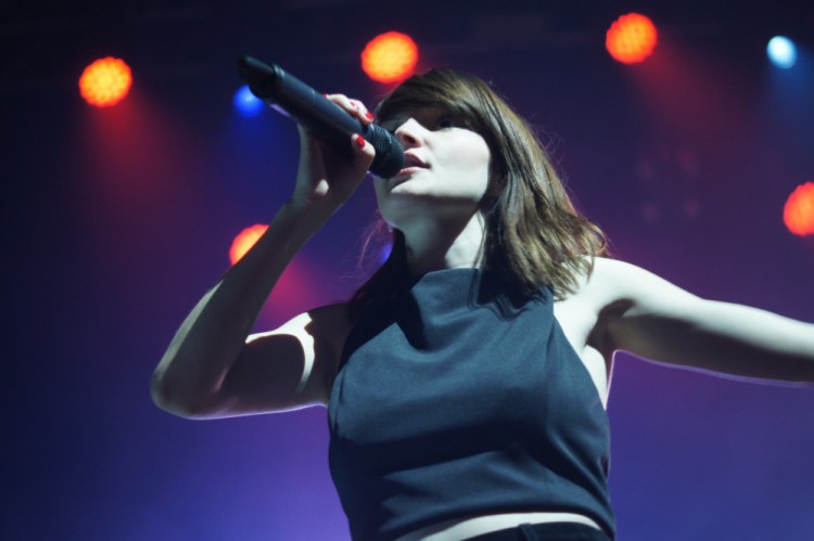 Frontwoman Lauren Mayberry: Her singing is full of personality and spotted with odd inflections, like how Alanis Morissette or Sinéad O'Connor might sound if they were on the back of a motorcycle, zipping through a neon-lit city.