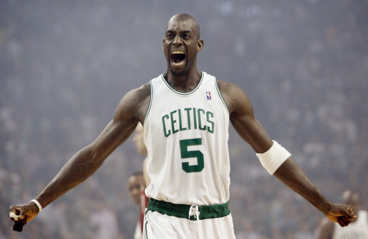Kevin Garnett played most of his career with the Minnesota Timberwolves, but was a force in helping the Boston Celtics win the 2008 championship and reaching the finals in 2010.