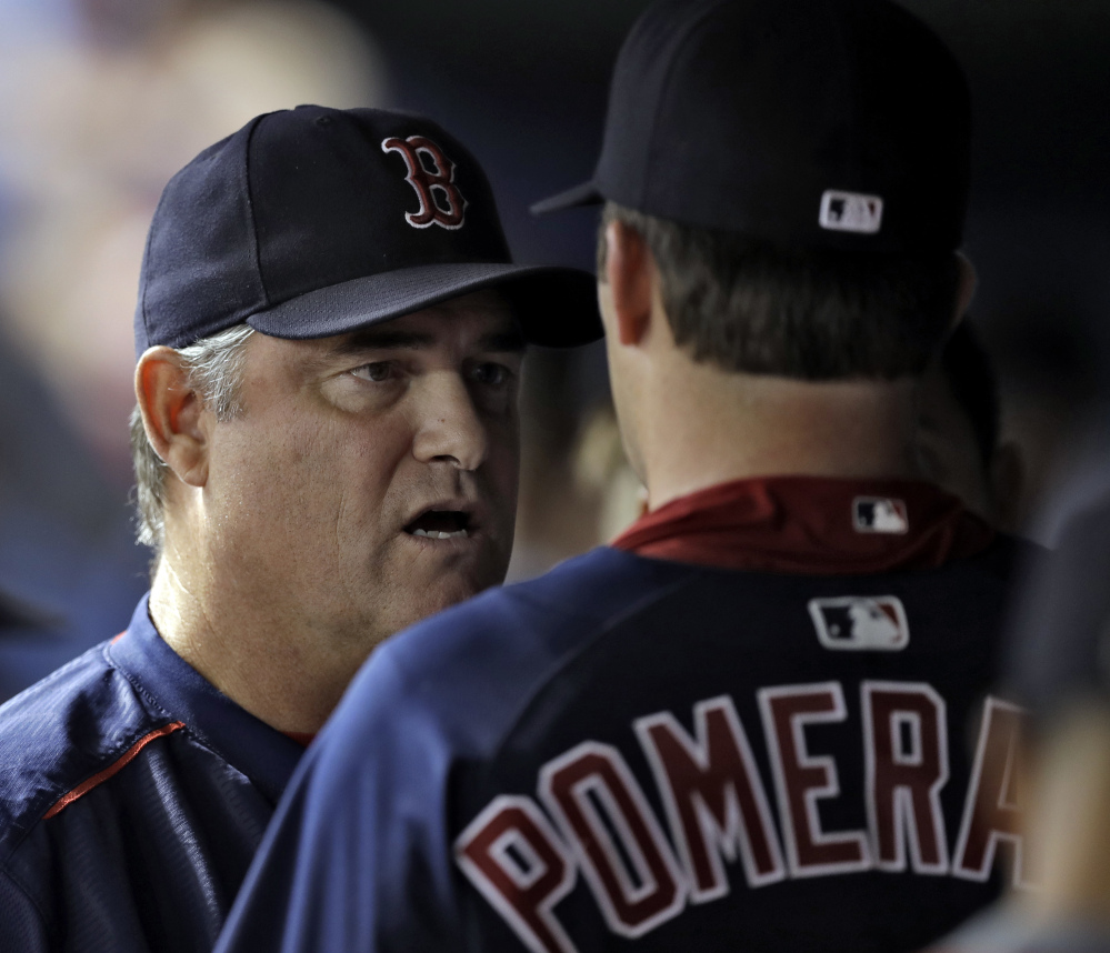 Boston Red Sox Manager John Farrell may soon be telling Drew Pomeranz that his role for the playoffs will be out of the bullpen.