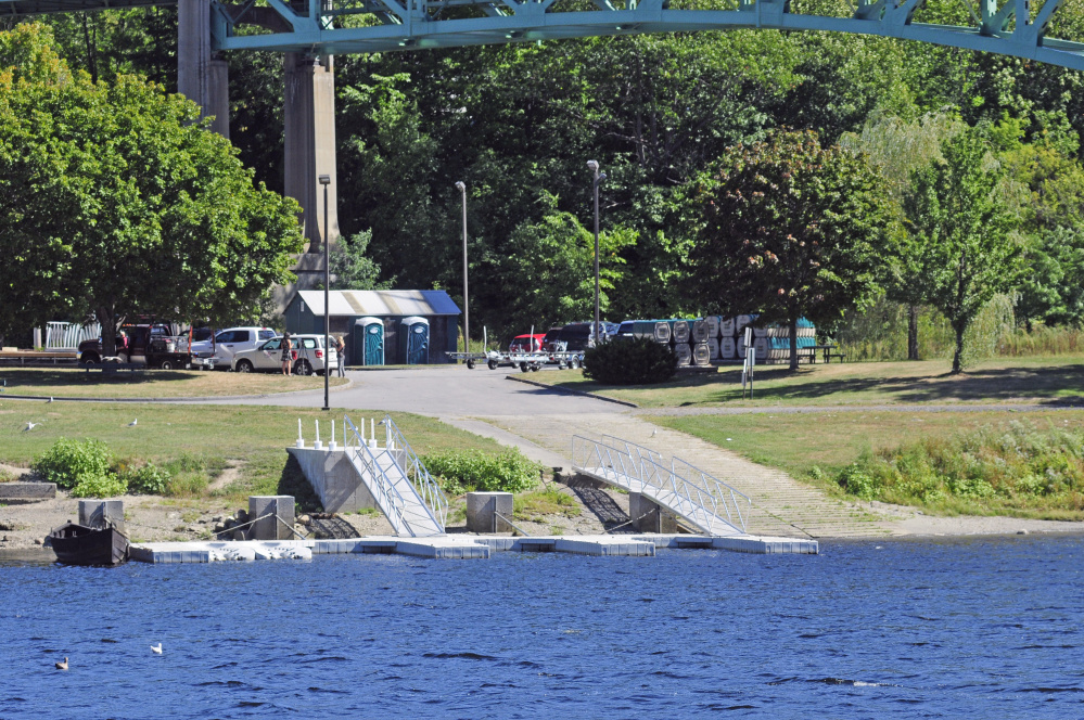 A passer-by pulled a toddler from the waters of the Kennebec River near the East Side Boat Landing in Augusta on Sept. 16. The boy has been released from the hospital.