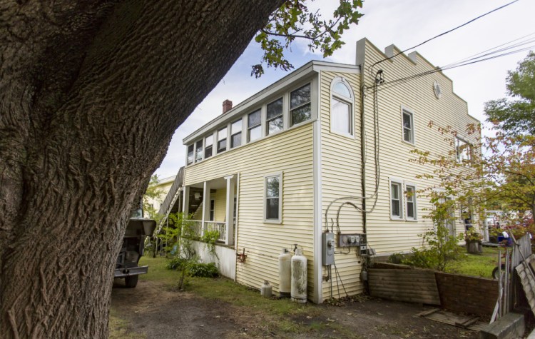This property at 2 Island Ave. is the planned site of as many as 14 condominiums on Peaks Island. The building held a bowling alley until the 1920s.