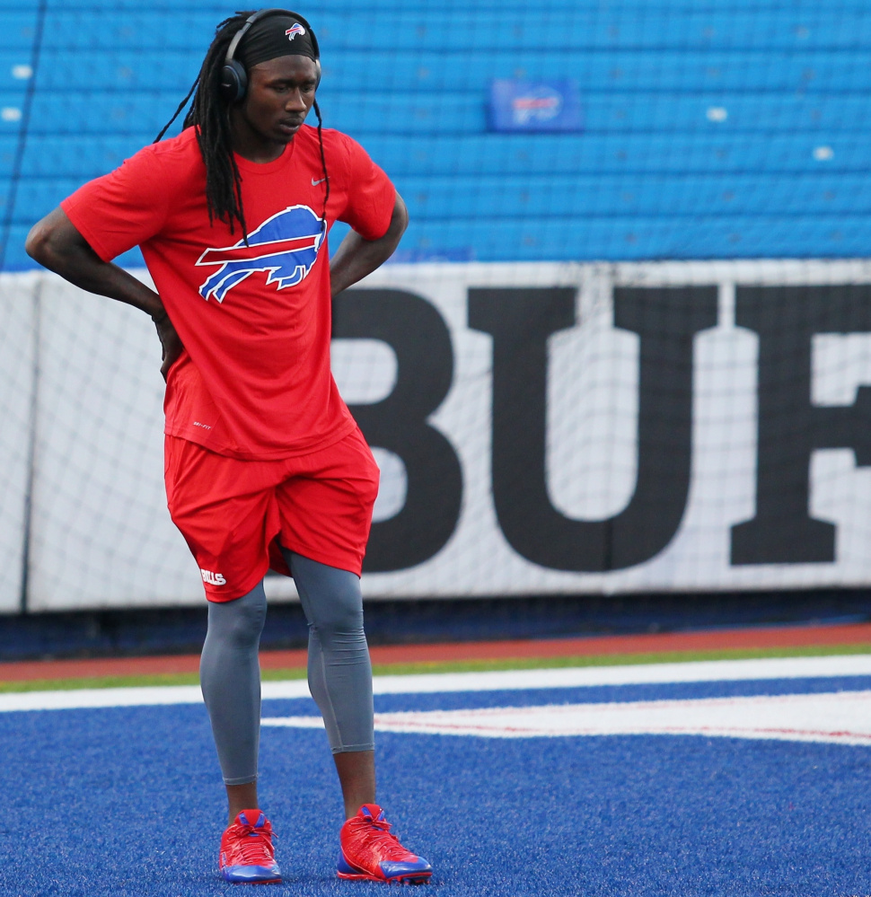 Bills wide receiver Sammy Watkins reinjured his surgically repaired left foot last week and will miss at least eight weeks after being placed on injured reserve Friday.