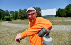 Don Brown, owner of the Skowhegan Drive-In Theatre.