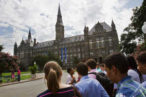 Georgetown University will give preference in admissions to the descendants of slaves owned by the Maryland Jesuits who profited from the sale of enslaved people, Jacquelyn Martin/Associated Press