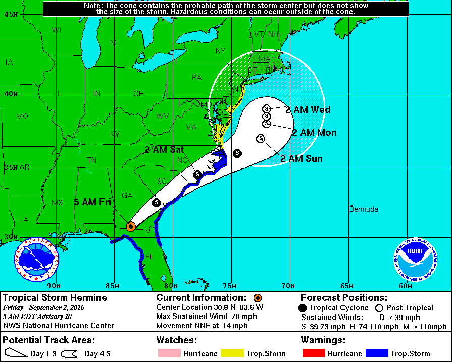hermine today