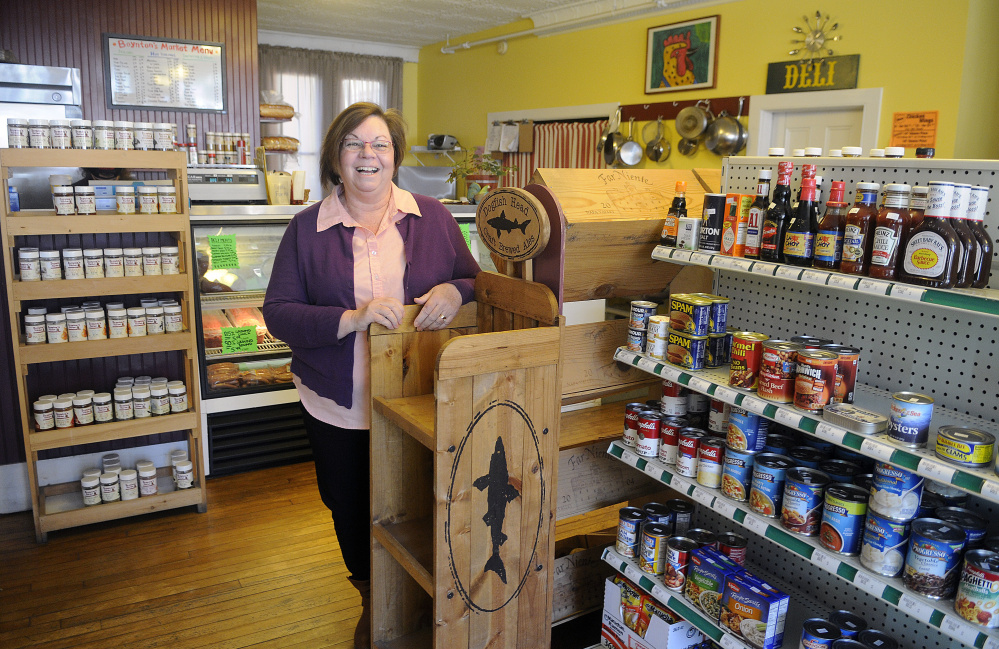 Ruth LaChance runs Boynton's Market in Hallowell and says she's concerned about the potential effect of retail development outside of downtown. "Retail will kill us," she said. "We are pretty clear that we don't need or want another coffee shop, another flower shop or another restaurant up there."