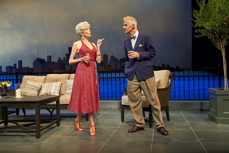 Rae C. Wright and John Hadden in "Later Life."