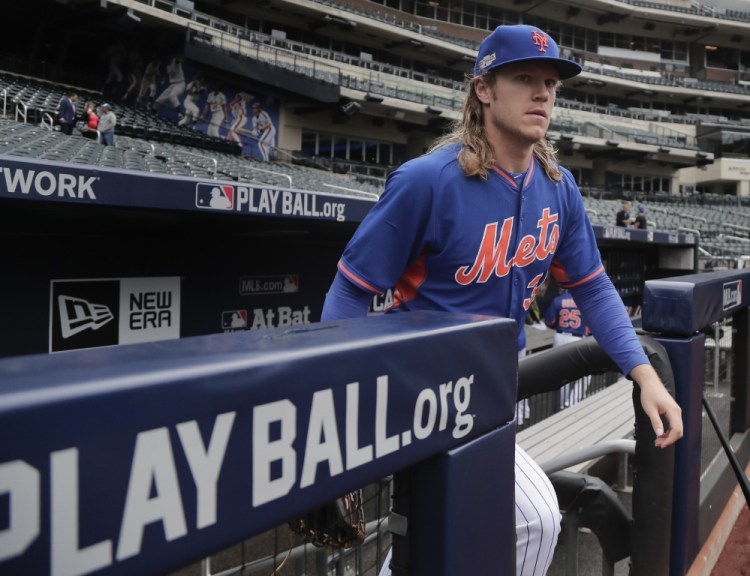 Though just 24, Noah Syndergaard is no stranger to postseason pressure, having won a World Series game against the Royals last year.