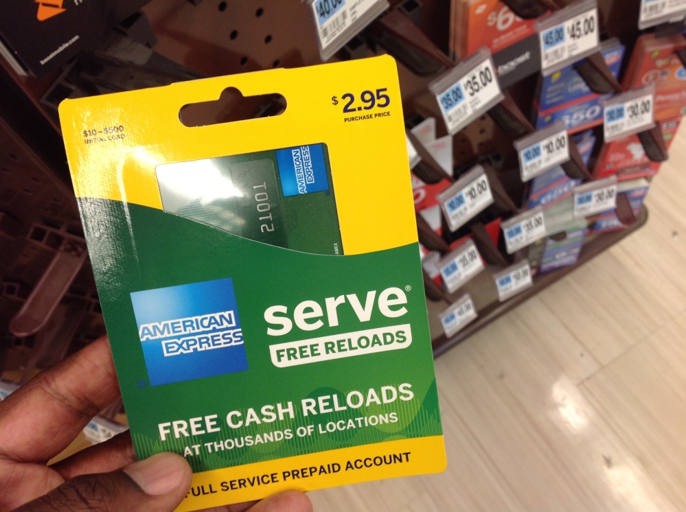 American Express Serve is among the growing array of prepaid debit cards used in the United States, often as a substitute for checking accounts among people with small incomes.
