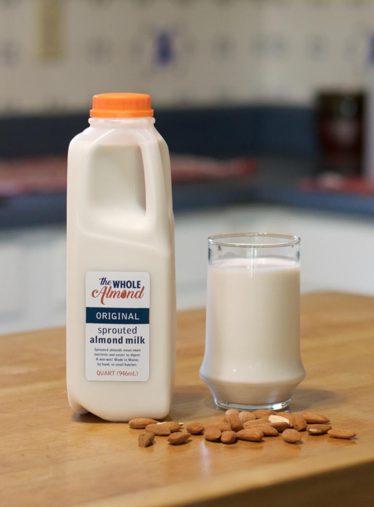 The Whole Almond is the newest plant-based milk on the Maine market and is currently available only at the Fork Food Lab during limited hours.