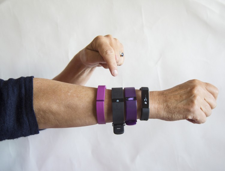 Monitoring how much they walk and keeping track of vital statistics through a Fitbit or similar device is a way for office workers to shed some weight.