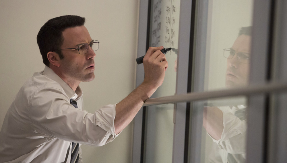 Ben Affleck plays an autistic mathematician in a scene from the R-rated Warner Bros. thriller "The Accountant."