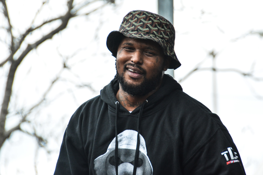 Schoolboy Q performs at Stubb's at the 2014 South By Southwest festival in Austin.
