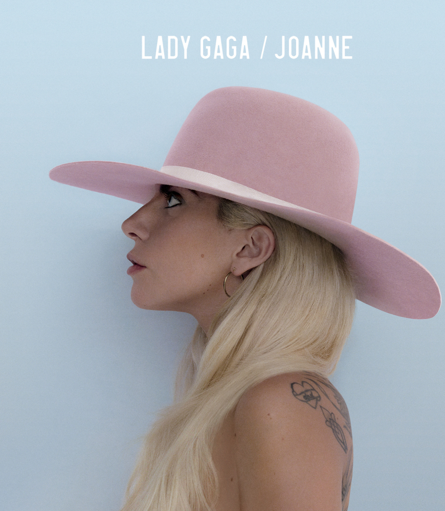 CD cover by Interscope shows "Joanne," released Friday by Lady Gaga.