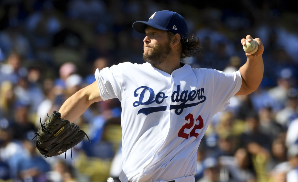Clayton Kershaw, a three-time winner of the Cy Young Award, is erasing a reputation as a poor postseason performer. He'll be on the mound Saturday night for the Los Angeles Dodgers.