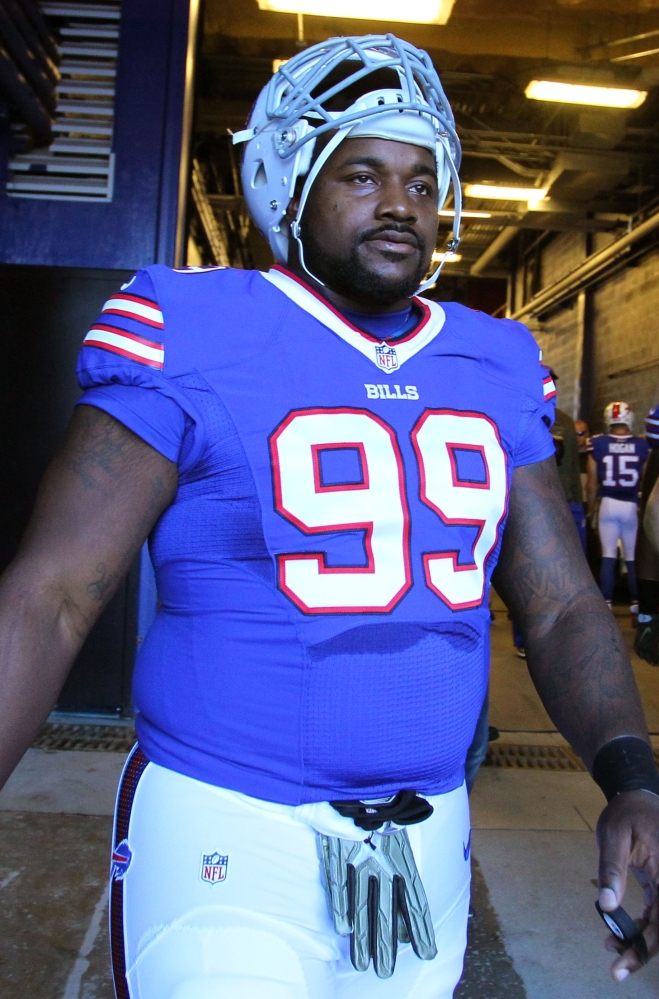 Bills DT Marcell Dareus, who will finally take the field Sunday, says he loves the idea of facing Tom Brady.