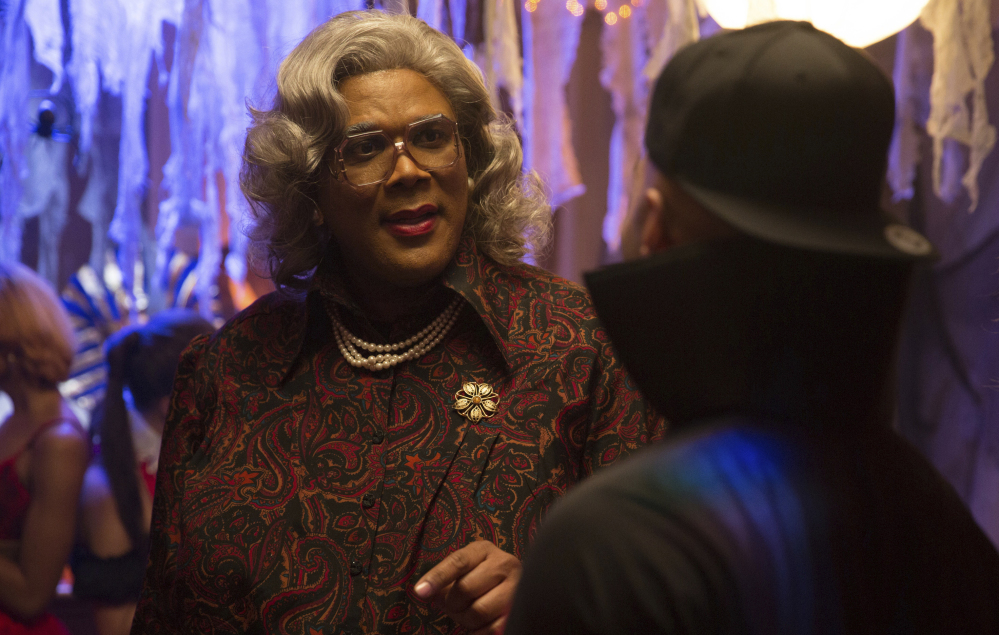 Tyler Perry portrays Madea in a scene from "Boo! A Madea Halloween," which topped the North American box office.