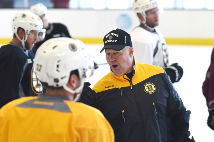 Bruins coach Claude Julien might have to rely on a few rookies in key positions to help earn wins this season .    Faith Ninivaggi/The Boston Herald via AP