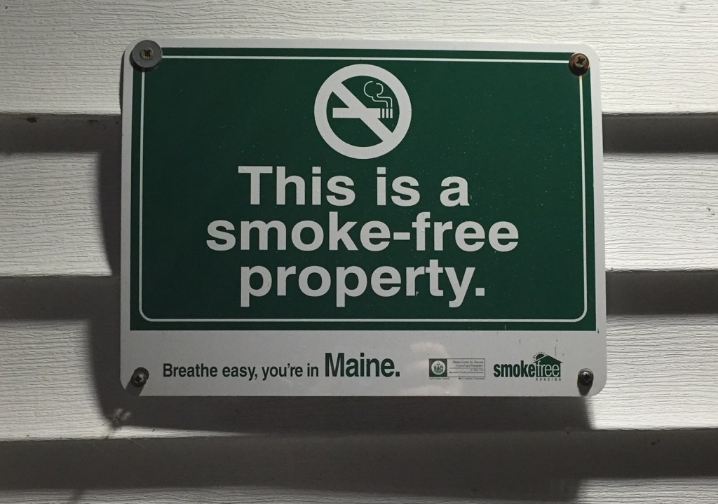 South Portland Mayor Tom Blake says many landlords and business owners who have declared “smoke-free campuses” have forced smokers to go to city sidewalks to smoke.
