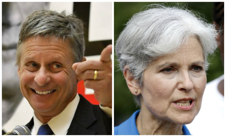 Gary Johnson and Jill Stein