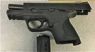 Police say this stolen handgun was recovered from a Sanford pawn shop.