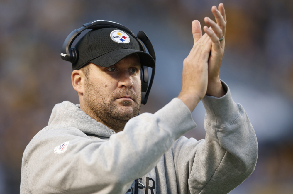 Ben Roethlisberger may be wearing a helmet instead of headphones as soon as Sunday when his Pittsburgh Steelers meet the Ravens at Baltimore. Roethlisberger is recovering from left knee surgery.