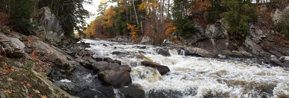 The Presumpscot River Preserve in Portland features 2.5 miles of trails and gives hikers a chance to see Presumpscot Falls up close.