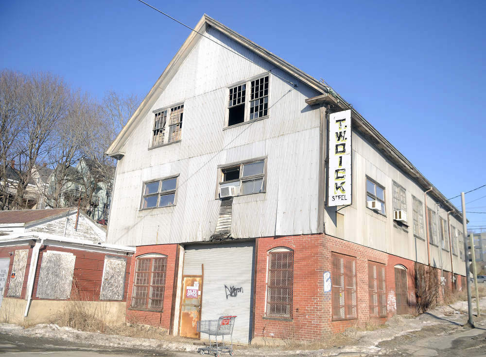 The former T.W. Dick complex in Gardiner is scheduled to be torn down starting this week.