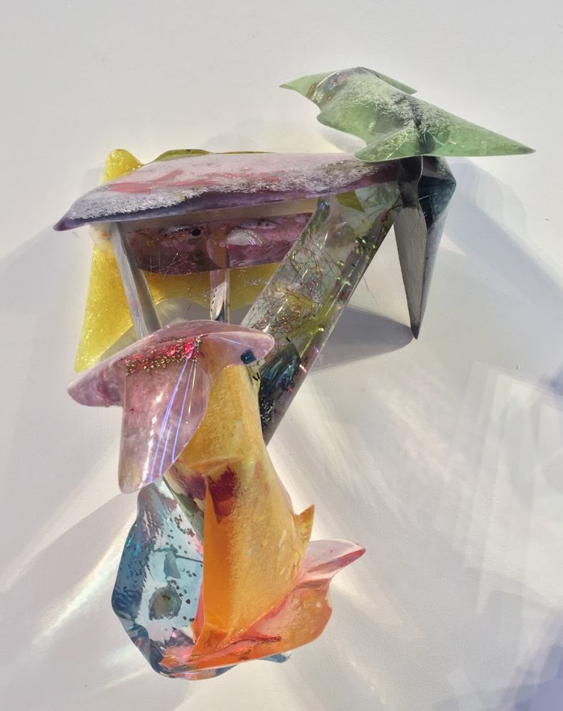 Richard Van Buren, from "ByPass V," resin and mixed materials.
