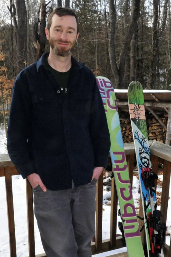 Filmmaker Joel Osgood, 37, sees his film "1000 Feet and Below" as a warning about the state of the ski industry.