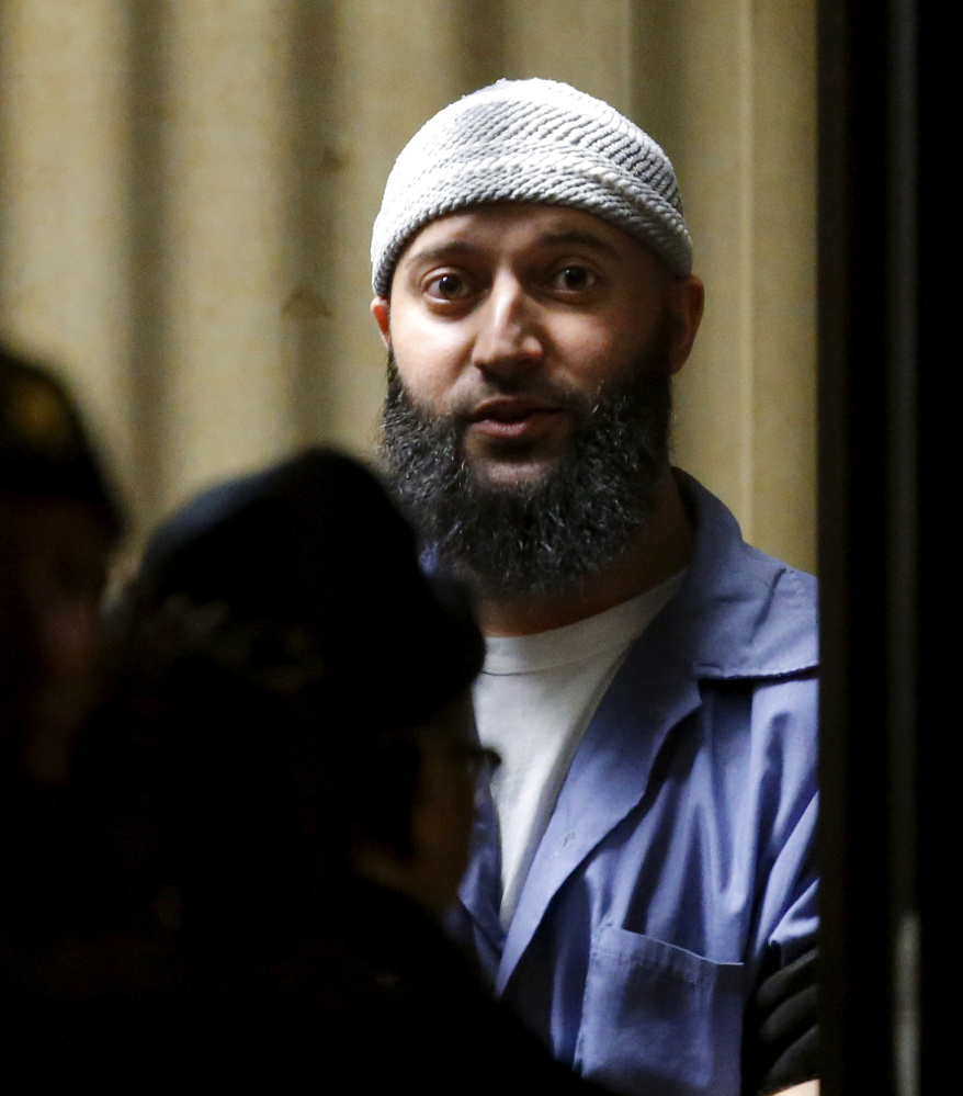 Adnan Syed, who was convicted in a 2000 murder, has been the focus of the popular "Serial" podcast.