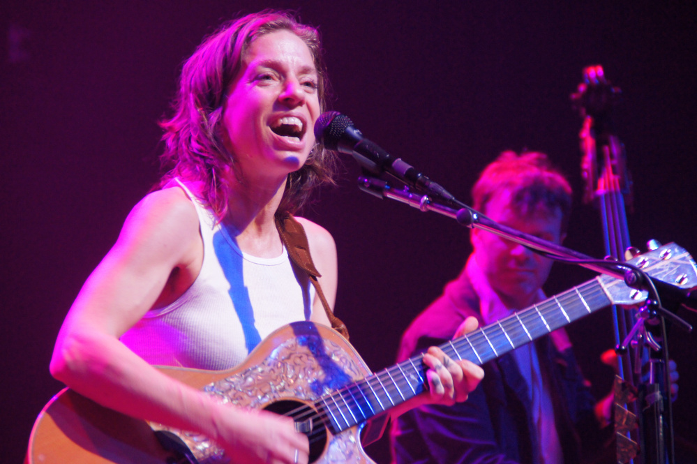 Ani DiFranco, a folk-punk icon beginning in the 1990s, put on a vital show at Portland's State Theatre that was part political rally, part remembrance and all sincere.