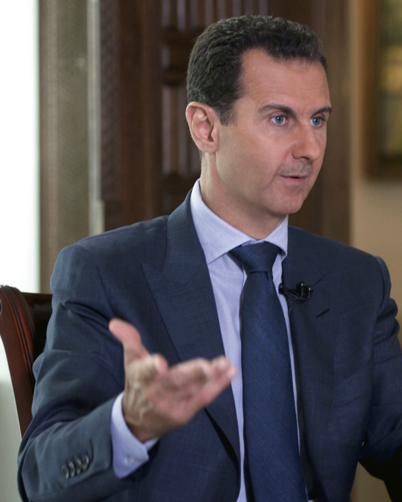 Syrian President Bashar Assad has resisted ending a conflict that has killed an estimated 400,000.
