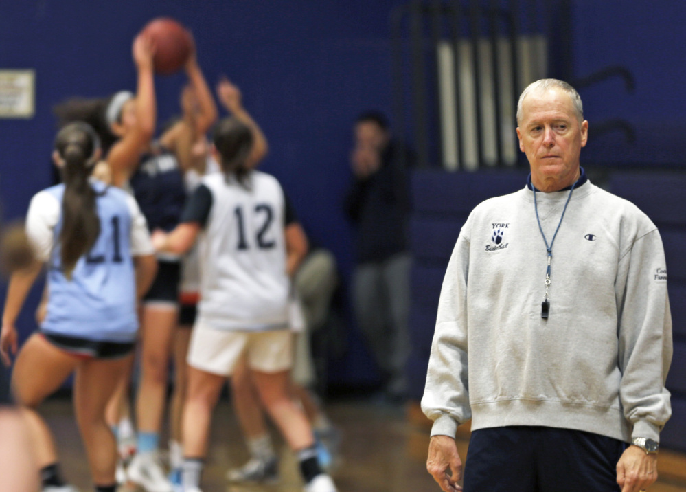 Practices for the high school winter sports season started Monday and the York girls' basketball team, the defending Class A champ, kicked things off with a new coach. Steve Freeman, who served as York's associate head coach last year, takes over for Rick Clark, who retired after 34 seasons.