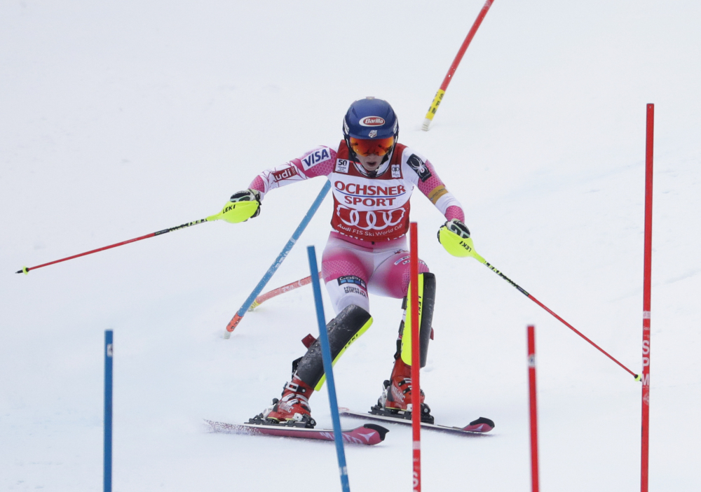 Mikaela Shiffrin, who attended Burke Mountain Academy in Vermont, celebrated her homecoming with her 22nd career World Cup victory Sunday in a slalom race at Killington, Vt.